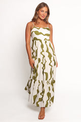 Cora Maxi Dress - Green